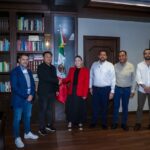 Gobernadora Yeraldine concreta con empresarios chinos, el primer envío de un millón 200 mil toneladas de sorgo sinaloense a China