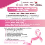 Invitan a participar en la campaña de detección oportuna del cáncer de mama